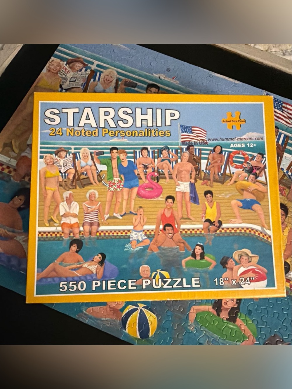 STARSHIP 550-Piece Puzzle 24 Noted Personalities 🎨 Debbie Hummel-Marconi
